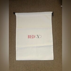 *NEW*Red Valentino Red White Drawstring Dust Bag
